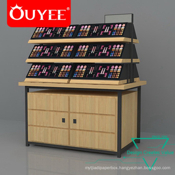 Wholesale Wooden Cabinet Make Up Display for Cosmetics Shop Decoration